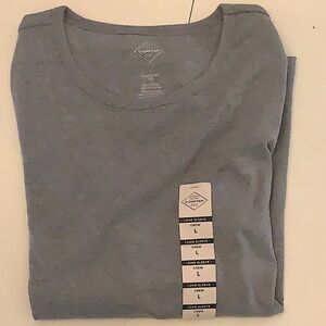NWT Penney’s woman Gray Long Sleeve Shirt
Large